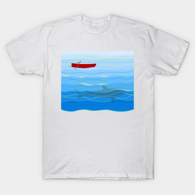 Little red boat T-Shirt by helengarvey